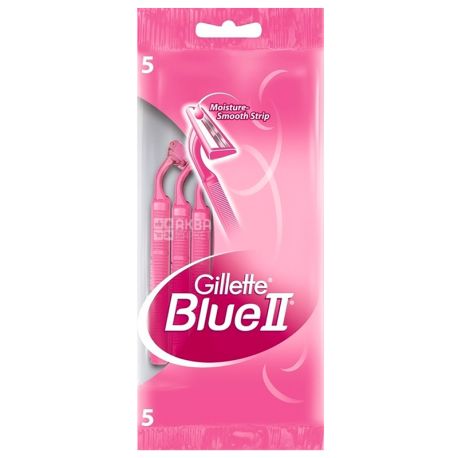 Gillette Blue 2, 5 шт., Станок для гоління, одноразовий