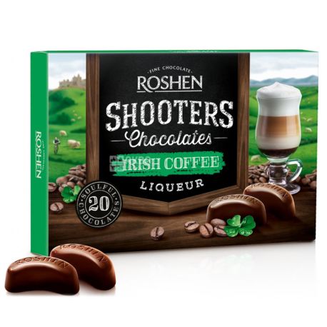 Roshen Shooters, 150 г, Конфеты, Ирландский кофе