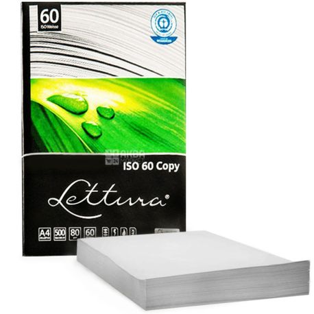 Lettura, Ecology Paper, 500 л., Бумага А4, Класс С, 80 г/м2