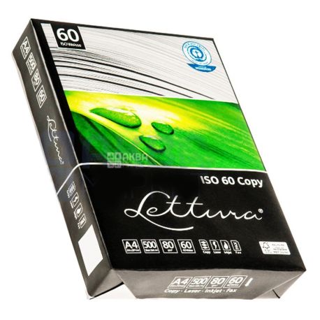 Lettura, Ecology Paper, 500 л., Бумага А4, Класс С, 80 г/м2