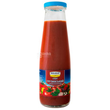 Holiday, 520 g, Georgian Sauce, glass