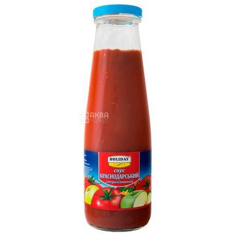 Holiday, 520 g, Krasnodar sauce, glass