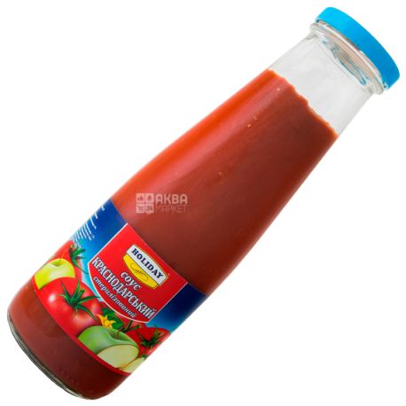 Holiday, 520 g, Krasnodar sauce, glass