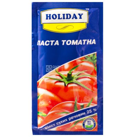 Holiday, 60 g, Tomato Paste 25%, come down
