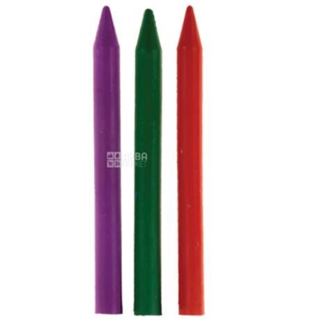 Bic, 12 pcs., Wax crayons, Colored