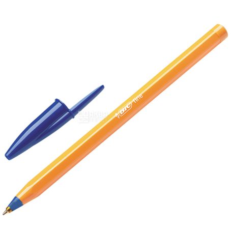 Bic, 4 шт., Набір синіх ручок, Orange