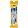 Bic, 4 шт., Набор синих ручек, Raunt Stik Exact