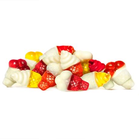 Roshen, 100 г, Желейні цукерки, З фруктовим соком і йогуртом