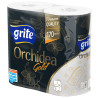 Grite Orchidea Gold, 4 рул., Туалетний папір Грите Орхідея Голд, 3-х шаровий