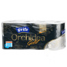 Grite Orchidea Gold, 8 рул., Туалетний папір Грите Орхідея Голд, 3-х шаровий
