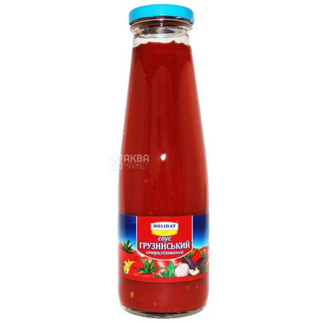 Holiday, 480 g, Georgian Sauce, Glass