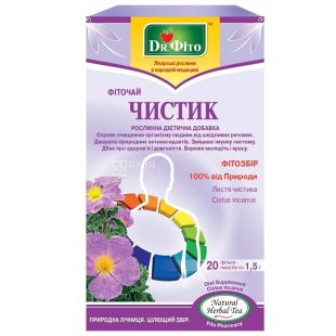 Dr. Фито, Чистик, 20 пак., Фиточай для очистки организма