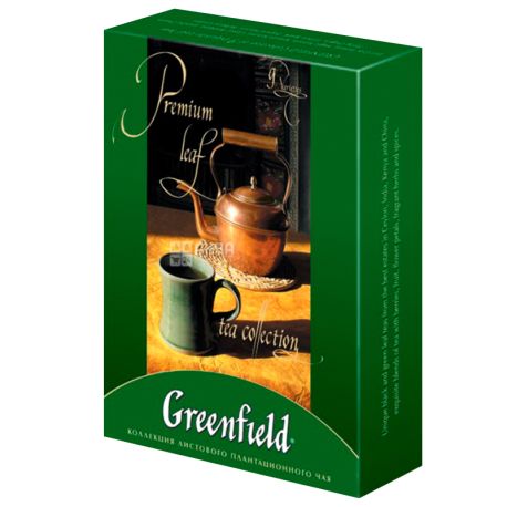  Greenfield, Premium tea, 9 видів по 40 г, Грінфілд, Набір чаю, Подарунковий