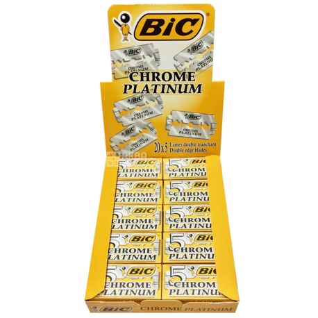 Bic, 20 x 5 pcs., Blades for the machine, Disposable