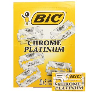 Bic, 20 х 5 шт., Лезвия для станка, Одноразовые