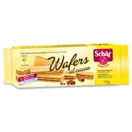 Dr.Schar, 125 g, diet waffles With cocoa