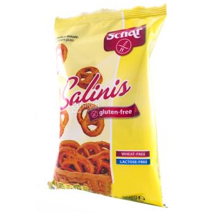  Dr.Schar, 60 г, Крендели безлактозные соленые, Salinis