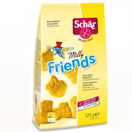 Dr.Schar, 125 g, Gluten-Free Cookies, Milly friends