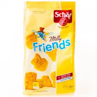  Dr.Schar, Мilly friends, 125 г, Печенье безглютеновое, фигурное
