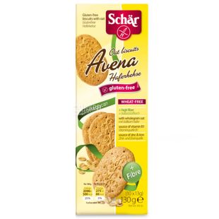  Dr.Schar, 130 г, Печенье овсяное диетическое, Аvenа