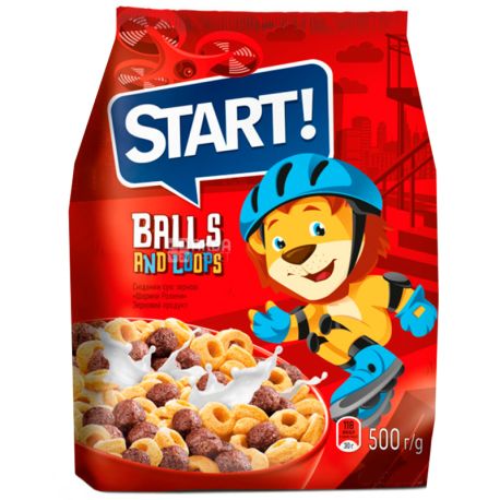 Start, 500 g, Ready breakfast, Balls - Rollers