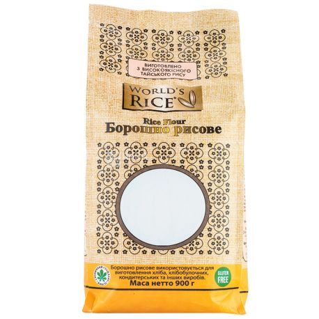 World's Rice, 900 g, rice flour, gluten-free