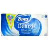 Zewa Deluxe Delicate Care, 8 рул., Туалетная бумага Зева Делюкс, Деликатная Забота, 3-х слойная