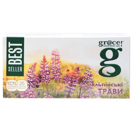 Grace, 25 Pieces., Herbal Tea, Alpine Herbs