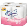 Selpak Perfumed Powder Scented, 8 рул., Туалетний папір Селпак Перфомд Паудер Сентед, 3-х шаровий