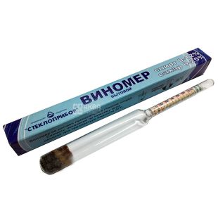 Склоприлад, Виновимірювач побутовий, 0-12 спирт, 0,25% цукор