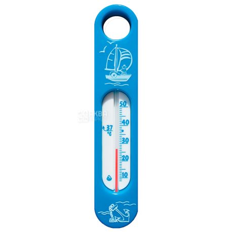 Стеклоприбор, Термометр бытовой, Для воды, Сувенир В-2, Голубой	