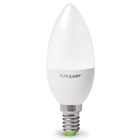 Eurolamp, 6 W, E14, LED Lamp, ECO, 4000K (cold light), 220 V