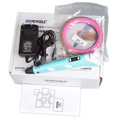 Myriwell Stereo Drawing, 3D ручка, Lcd 