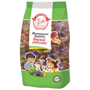 Сто пудов, 180 г, Макароны, Веселые улитки, детские