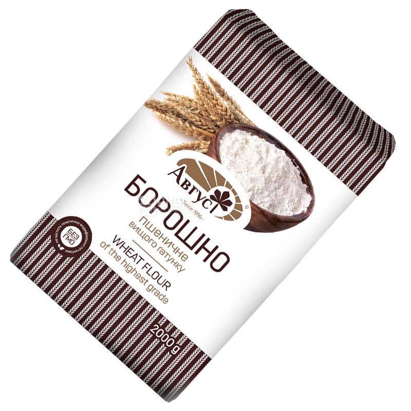 Buy August, 2 kg, Flour, Wheat with delivery, price and review in