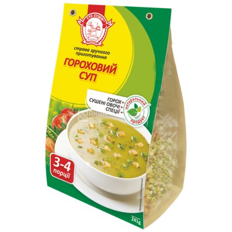 Сто пудов, 241 г, Суп гороховый, м/у