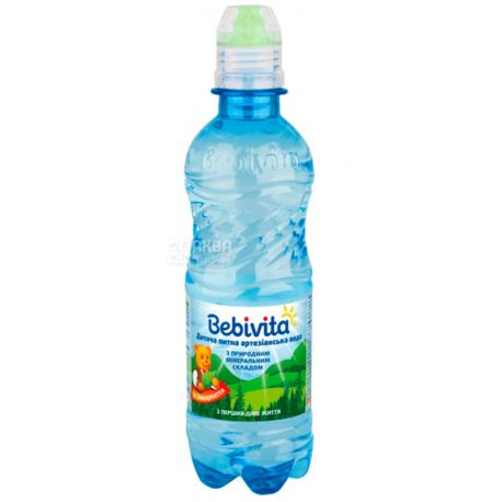 Bebivita, 0.33 l, Still water for children from the first days of life, Sport, PET, PAT