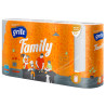 Grite Family, 4 рул., Рушники паперові Гріте Фемілі, 2-шарові, 15 м, 80 аркушів, 224х180 мм