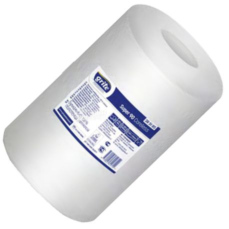 Grite, Coreless, 1 рул., Рушники паперові Гріте, одношарові, 90 м, 285 аркушів, 13х13 см