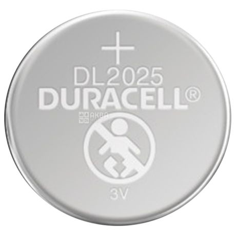 Duracell, 1 pc., Batteries, Tablet Type, 2025