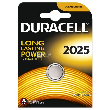 Duracell, 1 pc., Batteries, Tablet Type, 2025