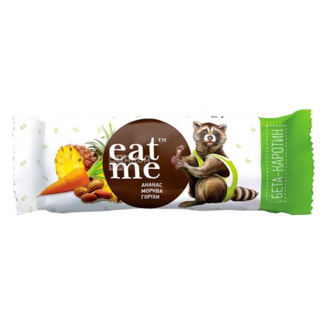 EatMe, 30 г, ИтМи, Батончик, Ананас, морковь, орехи в йогурте