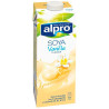 Alpro, Soya Vanilla, Упаковка 8 шт. по 1 л, Алпро, Соєве молоко з ваніллю, вітамінізоване