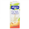 Alpro, Soya Unsweetened, Упаковка 12 шт. по 1 л, Алпро, Соевое молоко, без сахара и лактозы, витаминизированное