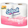 Selpak Perfumed, 4 рул., Туалетная бумага Селпак Перфомд, 3-х слойная