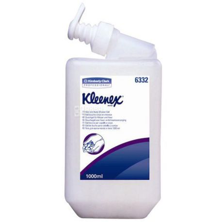 Кimberly-Clark, 1 л, Шампунь-гель для тіла та волосся, Kimcare General