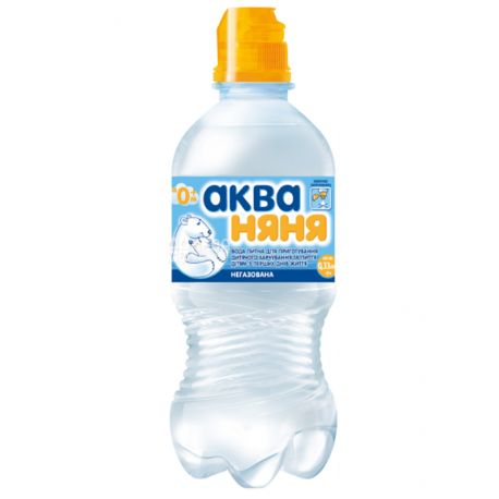 Aqua Nanny, Children's non-carbonated water, 0.33 l, PAT