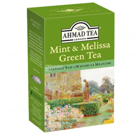Ahmad, 75 g, green tea, mint and melissa