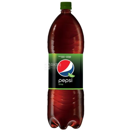 Pepsi-Cola, Lime, 2 л, Пепси-Кола, Лайм, Вода сладкая, ПЭТ