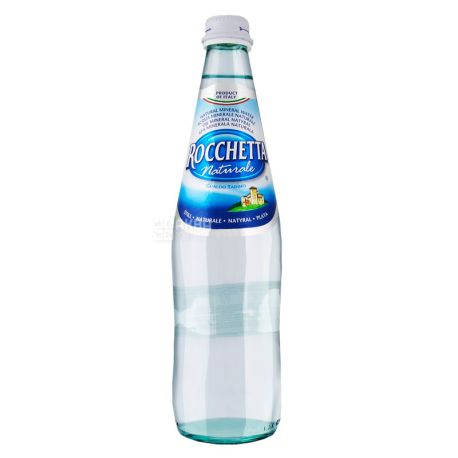 Rocchetta, Packing 24 pcs. 0.5 liters, still water, Naturale, Glass, glass